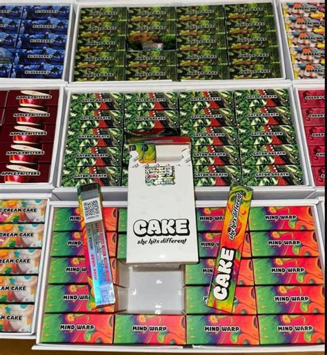 cake hits different disposable carts.